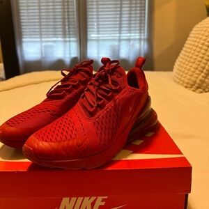 Red Nike Air Max 270